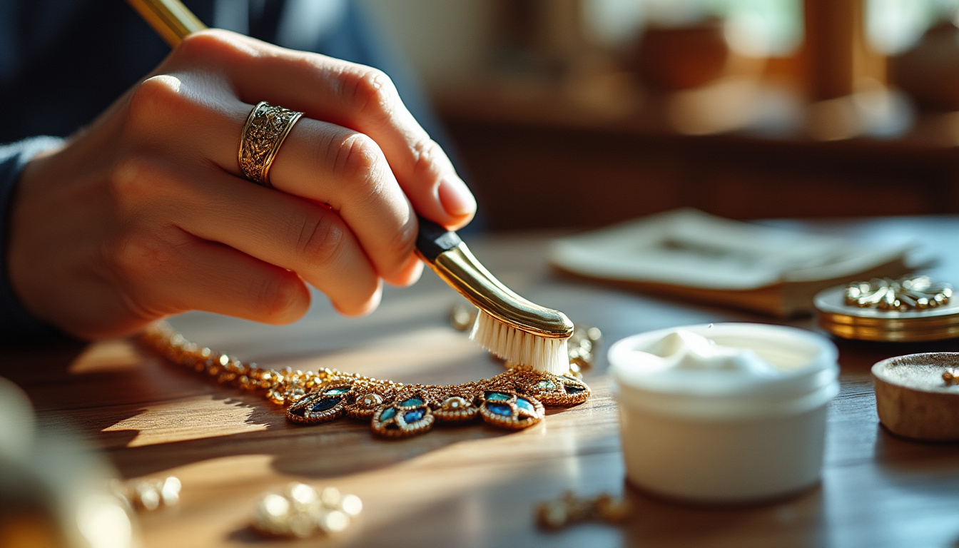 découvrez comment nettoyer vos bijoux fantaisie en toute sécurité avec des méthodes efficaces et douces pour préserver leurs finitions et leur éclat d’origine.